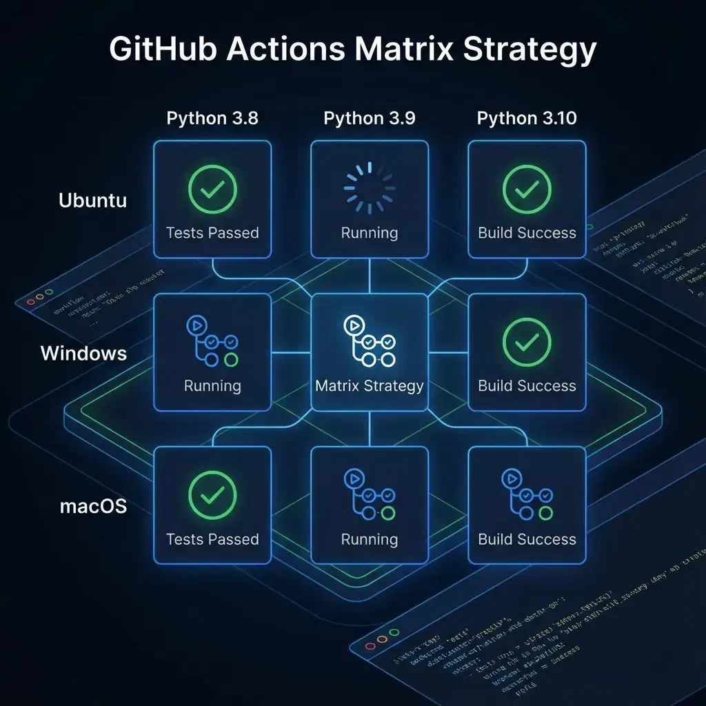 GitHub Actions Matrix Strategy: Testing Multiple Versions Simultaneously