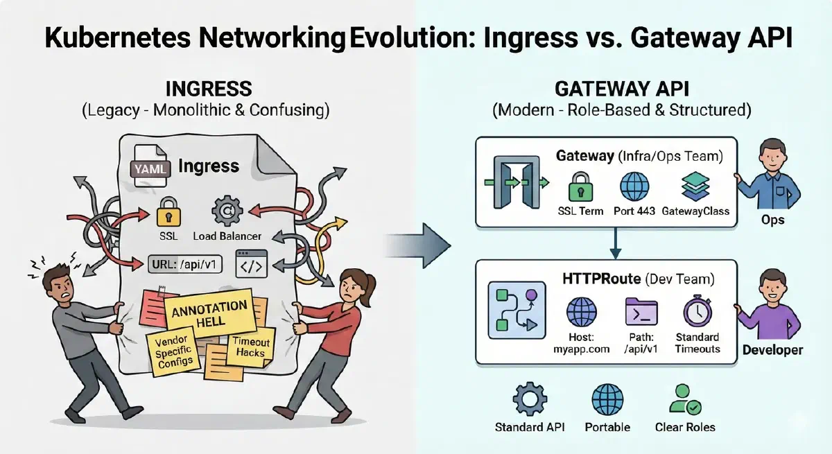 Comparison between Ingress and Gateway API